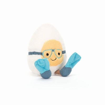 Jellycat Boiled Egg Scuba USA | 97186HQAT